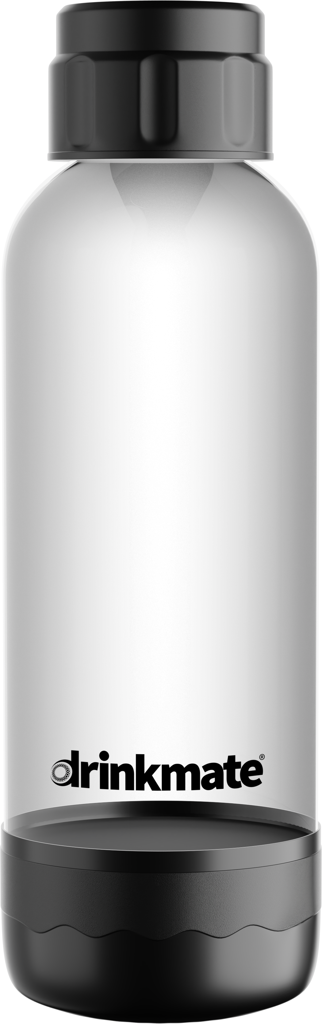 Drinkmate PET Bottles 1L Black, Twin Pack of 2