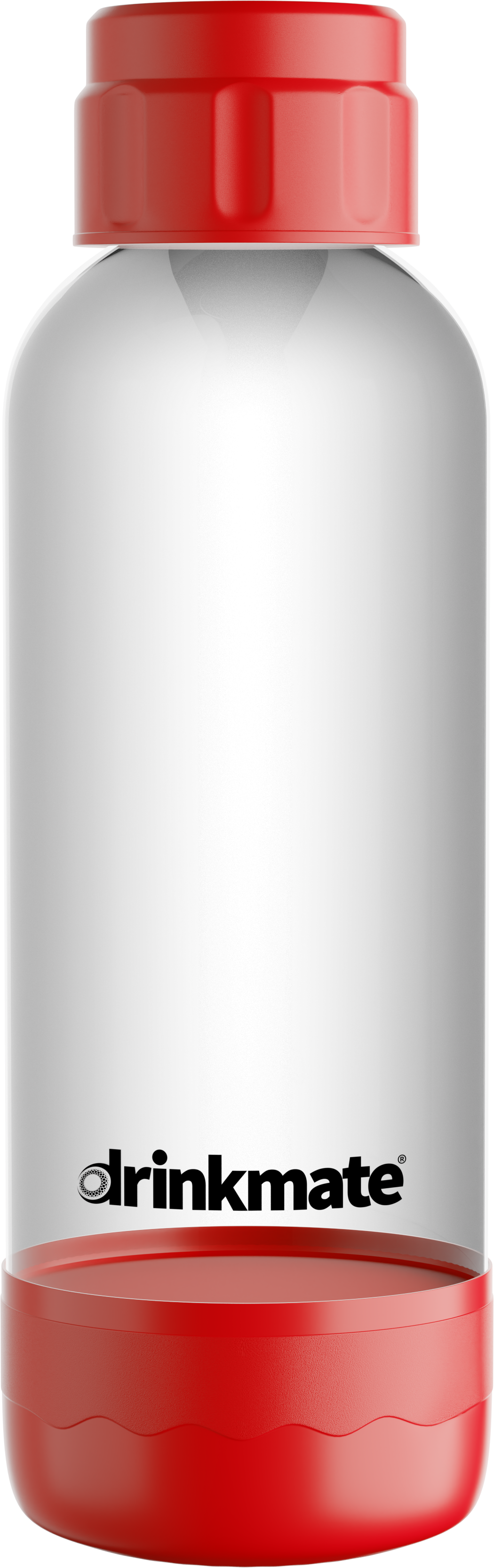 Drinkmate PET Bottles 1L Red, Twin Pack of 2