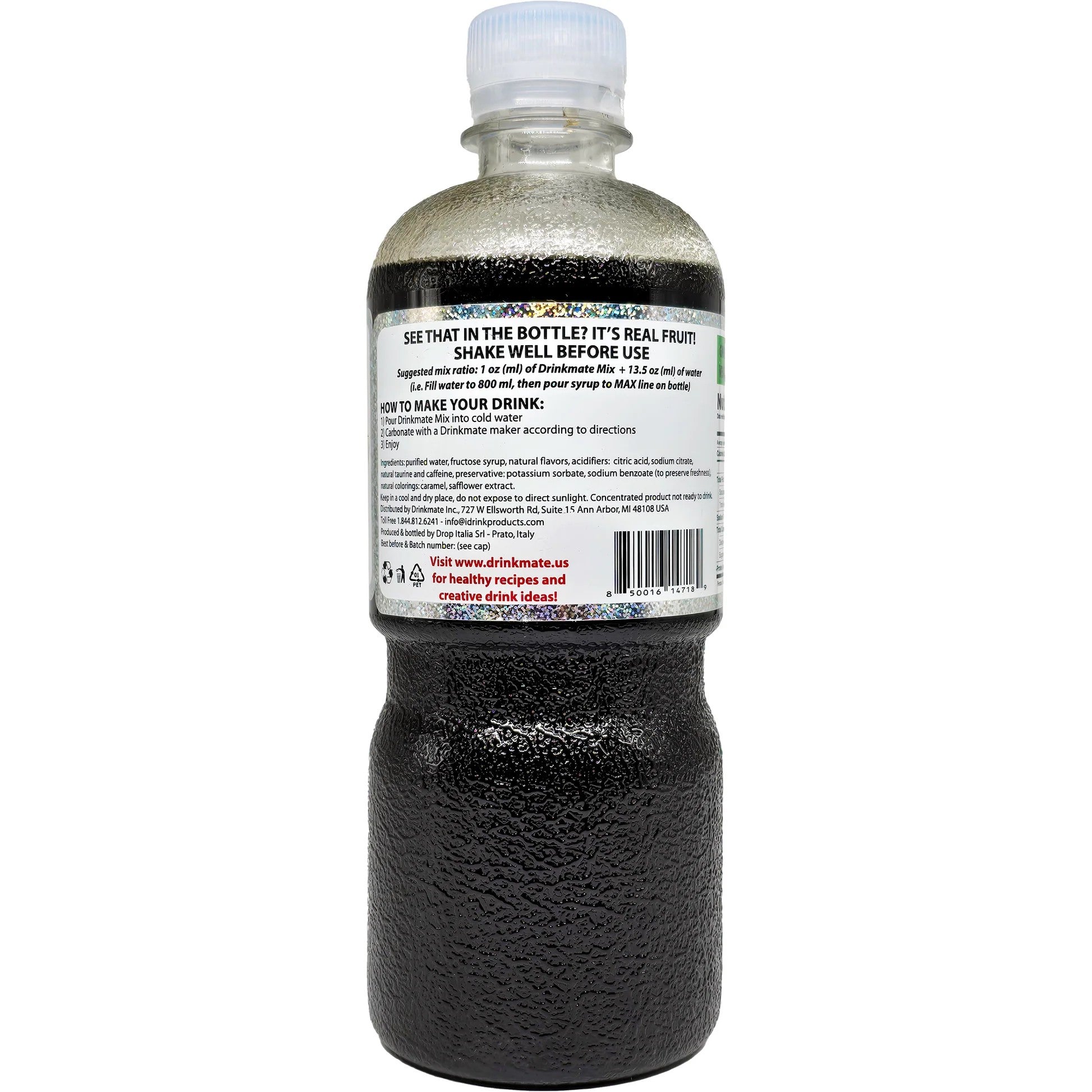 Energy Drink Premium Italian Syrup (Non-Alcoholic)