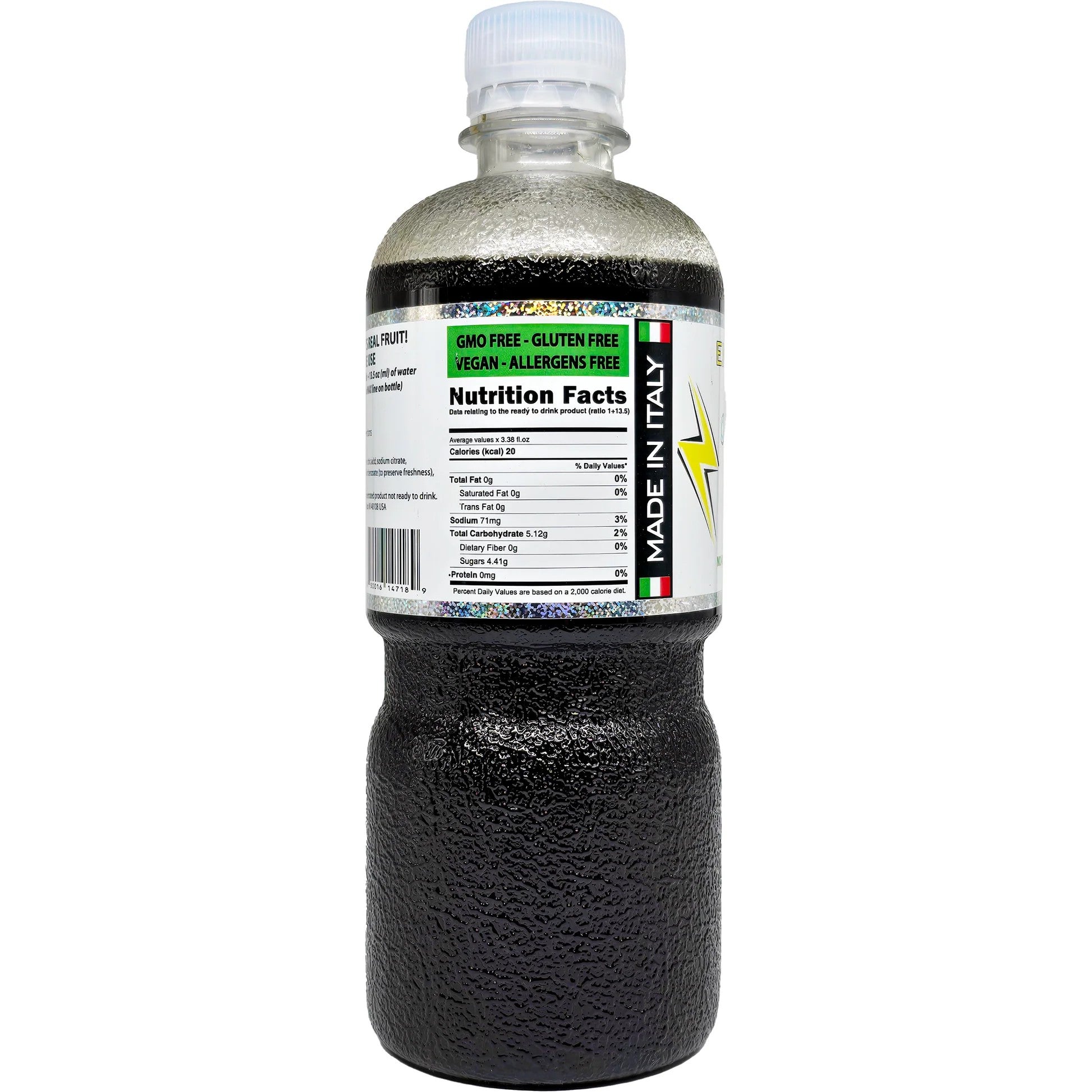 Energy Drink Premium Italian Syrup (Non-Alcoholic)