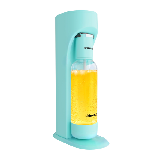 Drinkmate Sparkling Water and Soda Machine With CO₂ Cylinder (Blue)