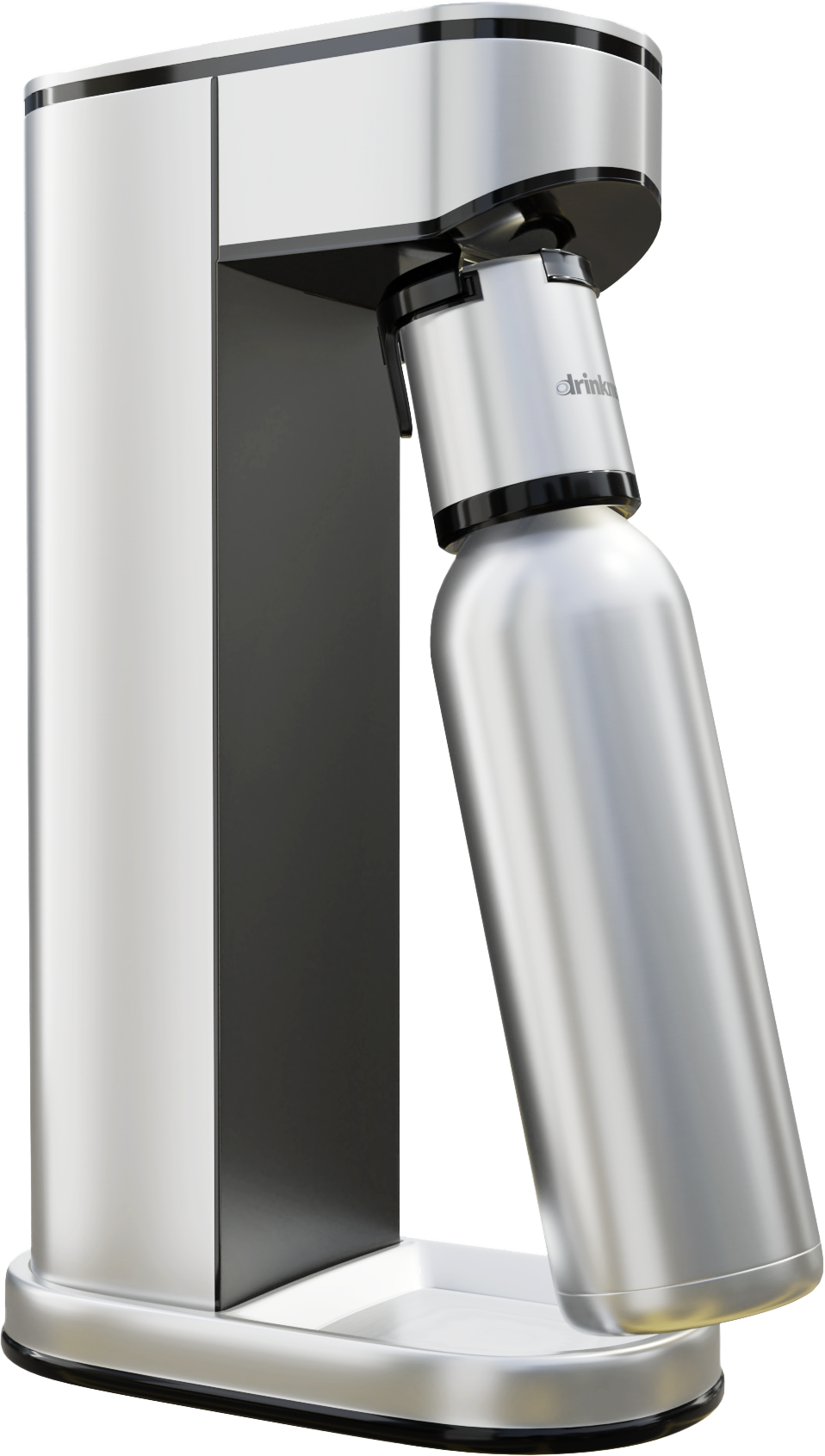 Drinkmate LUX Stainless Steel Sparkling Water and Soda Machine With CO₂ Cylinder