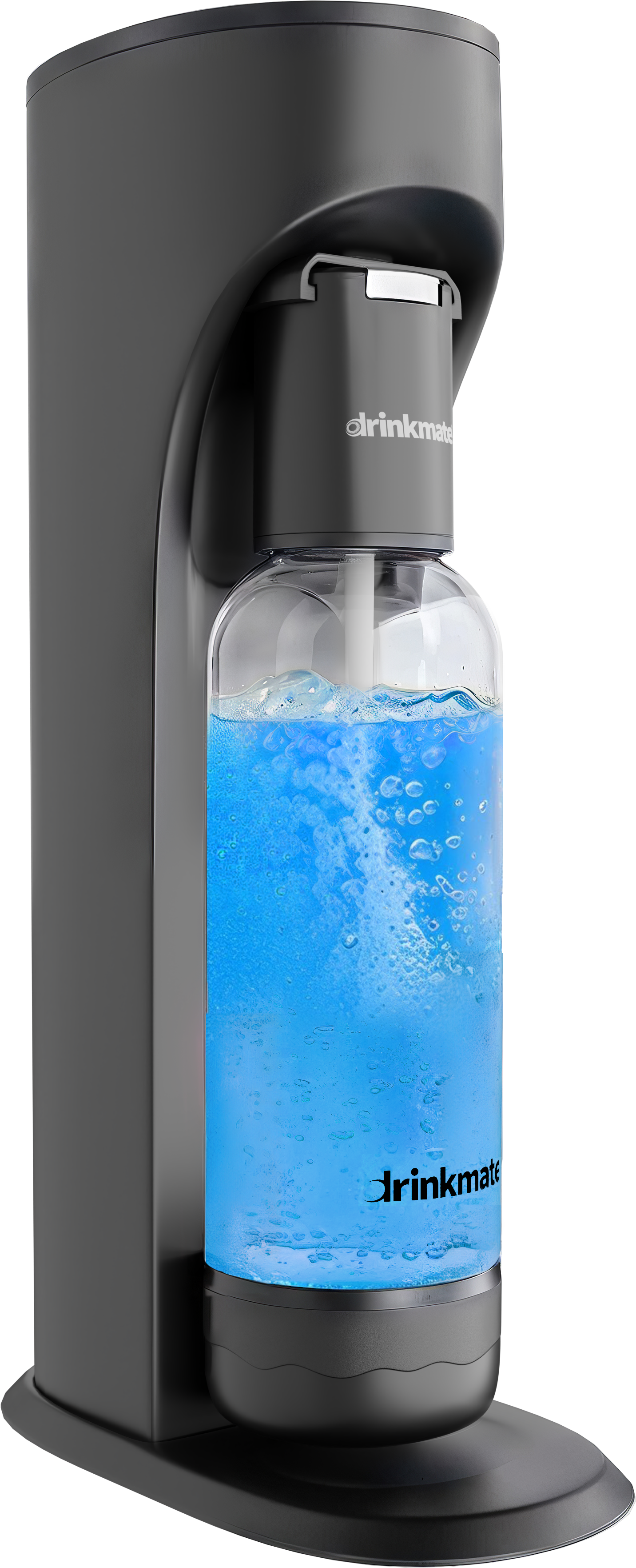 Drinkmate Sparkling Water and Soda Machine With CO₂ Cylinder (Black)