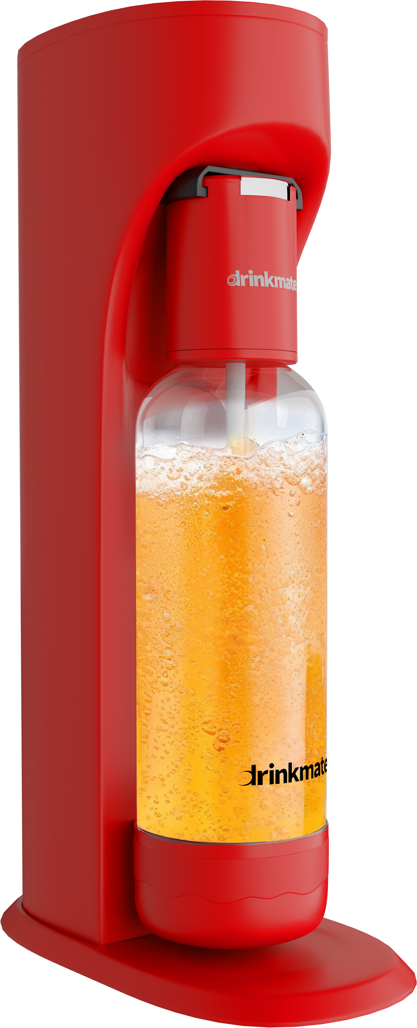 Drinkmate Sparkling Water and Soda Machine With CO₂ Cylinder (RED)