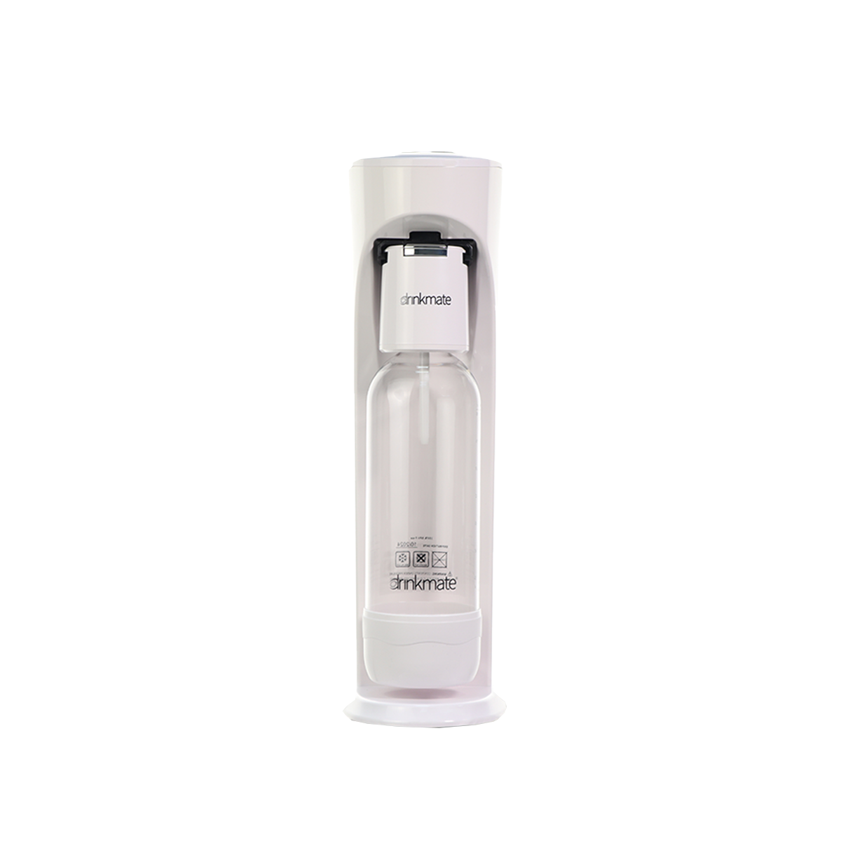Drinkmate All Fizz Kit Bundle (Machine+2 co₂ cylinders+ 2 Pet Bottles) - White