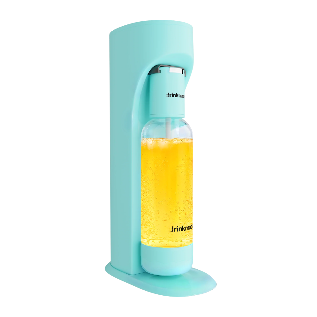 Drinkmate Sparkling Water and Soda Machine With  CO₂ Cylinder (Blue)