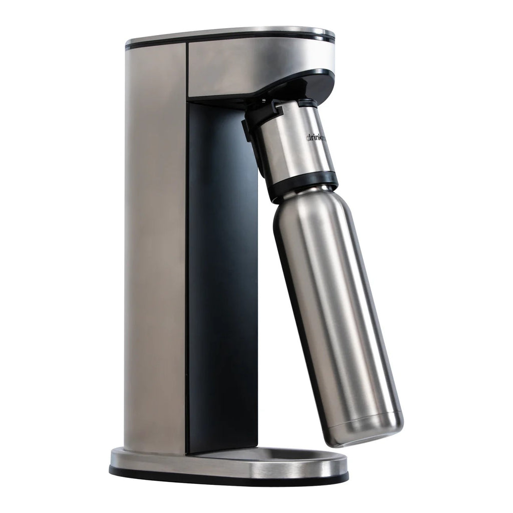 Drinkmate LUX Stainless Steel Sparkling Water and Soda Machine With CO₂ Cylinder