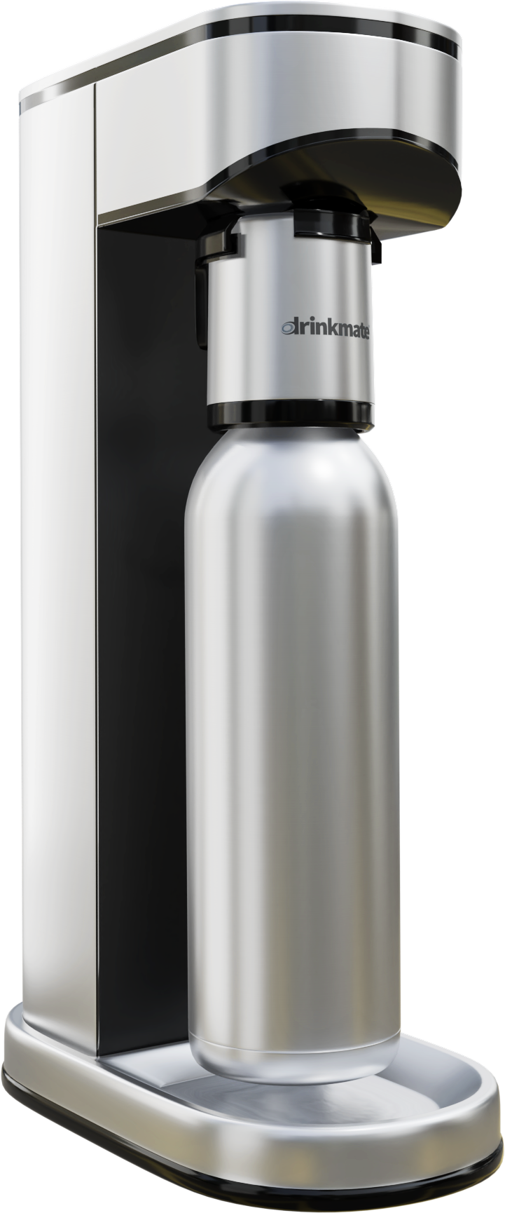 Drinkmate LUX Stainless Steel Sparkling Water and Soda Machine With CO₂ Cylinder