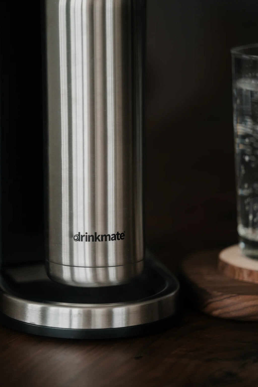 Drinkmate LUX Stainless Steel Sparkling Water and Soda Machine With CO₂ Cylinder
