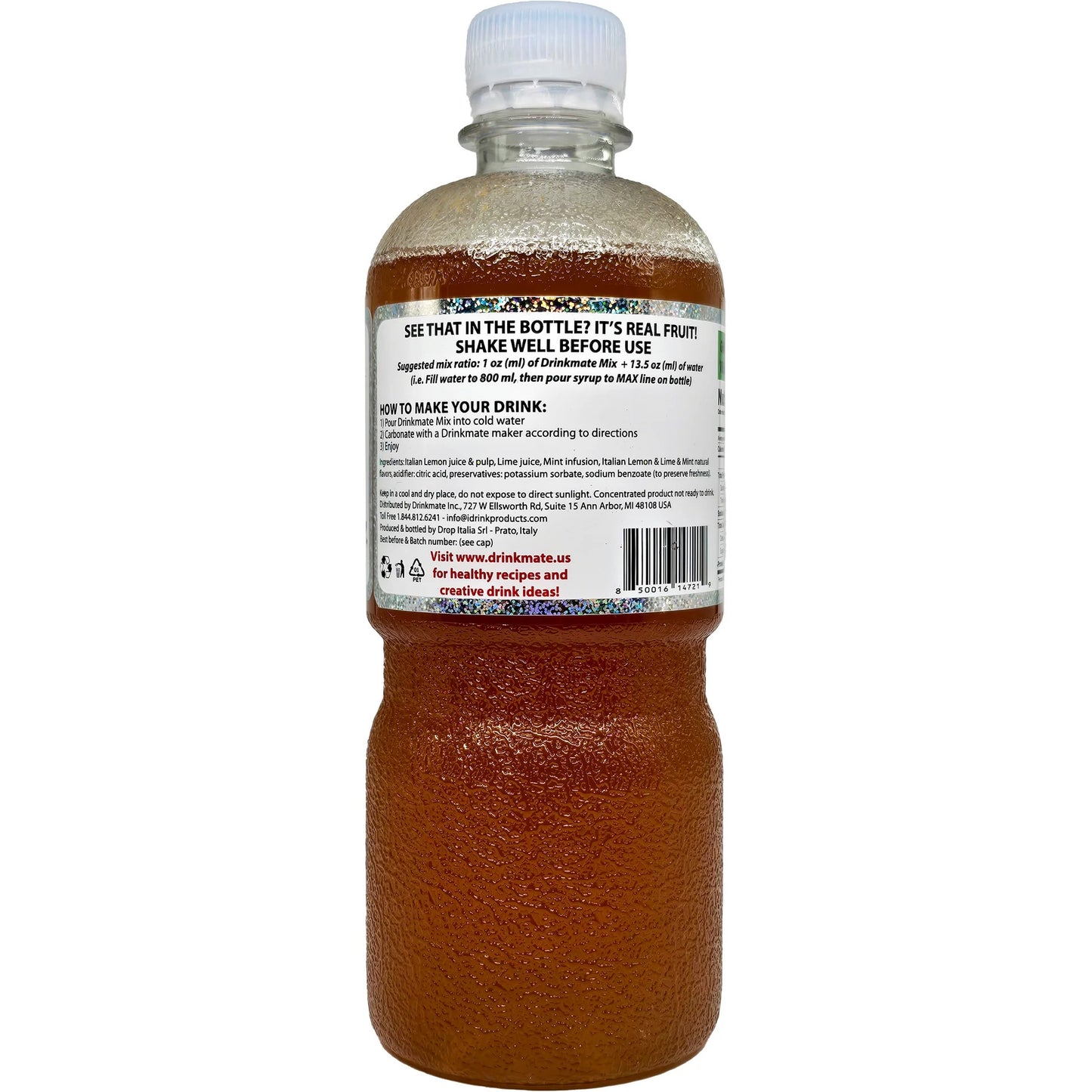 Mojito Mocktail Premium Italian Syrup (Non-Alcoholic)
