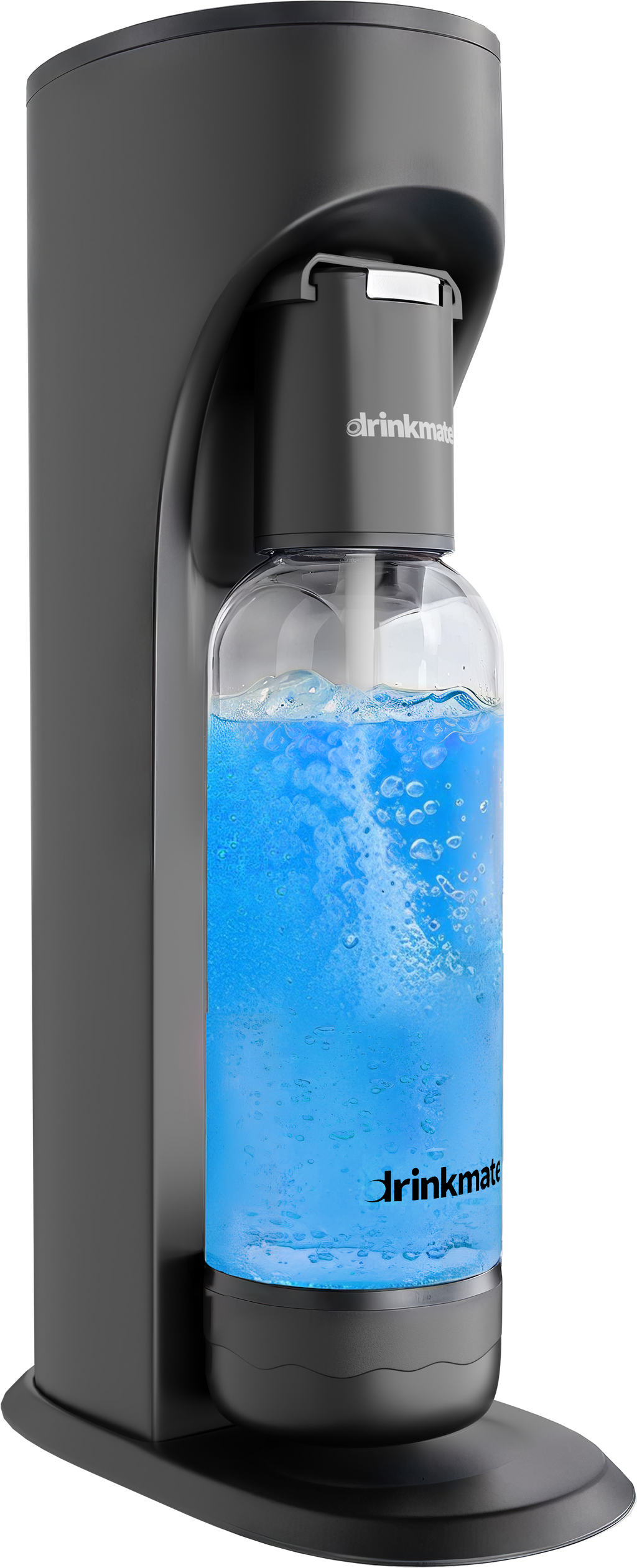 Drinkmate Sparkling Water and Soda Machine With  CO₂ Cylinder (Black)