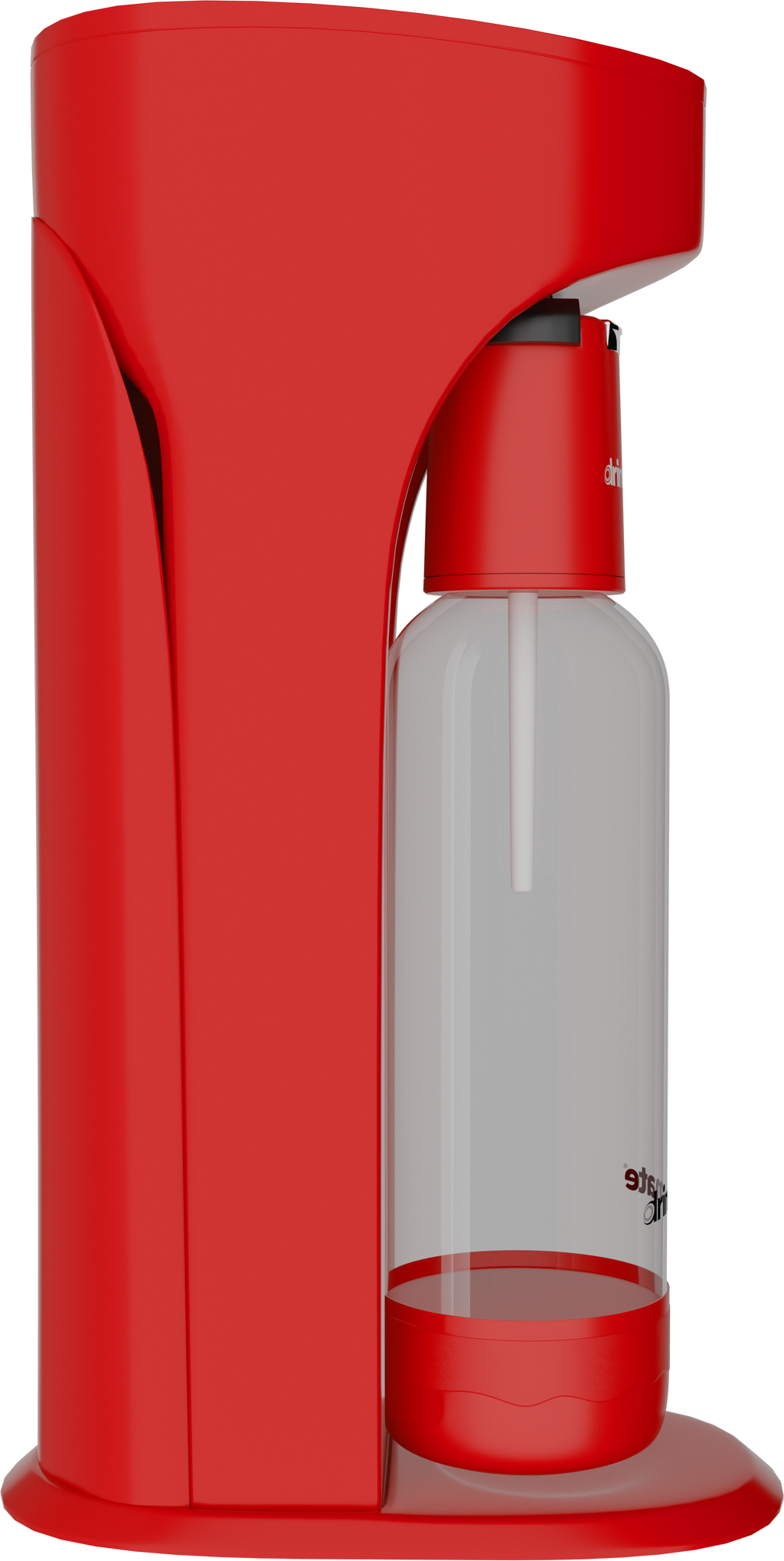 Drinkmate Sparkling Water and Soda Machine With  CO₂ Cylinder (RED)