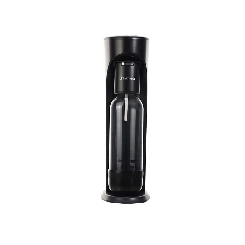 Drinkmate All Fizz Kit Bundle (Machine+2 co₂ cylinders+ 2 Pet Bottles) -  Black