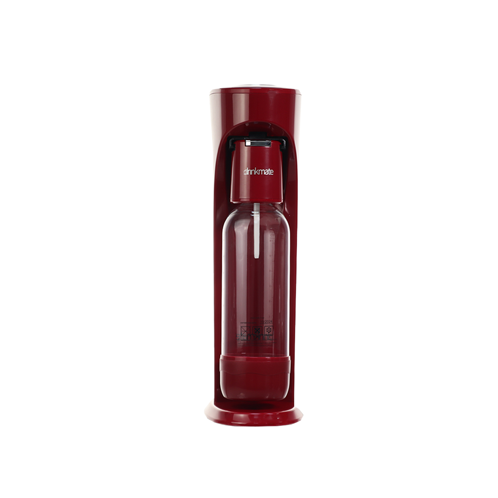 Drinkmate All Fizz Kit Bundle (Machine+2 co₂ cylinders+ 2 Pet Bottles) - Red