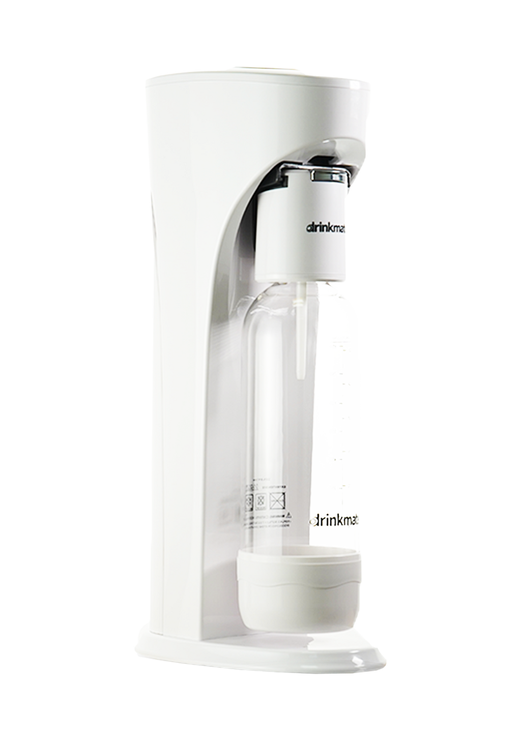Drinkmate All Fizz Kit Bundle (Machine+2 co₂ cylinders+ 2 Pet Bottles) -  White