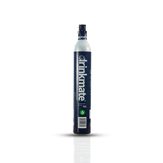 Drinkmate All Fizz Kit Bundle – Blue | Machine + 2 CO₂ Cylinders + 2 Bottles