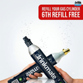 Drinkmate CO₂ Refill Offer 6th Refill FREE