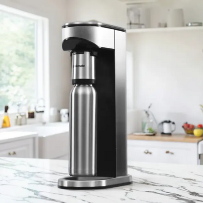 Drinkmate LUX Stainless Steel Sparkling Water and Soda Machine With CO₂ Cylinder